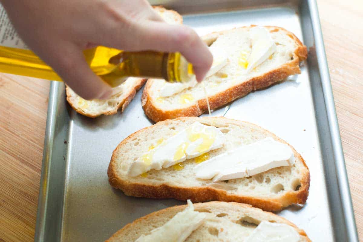 Toasting the bread