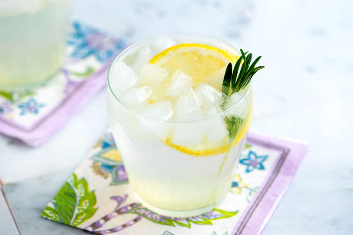 Rosemary Gin Fizz Cocktail Recipe Rosemary Gin Fizz Cocktail