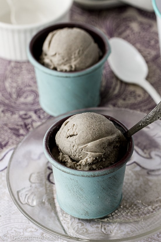 Black Sesame Ice Cream