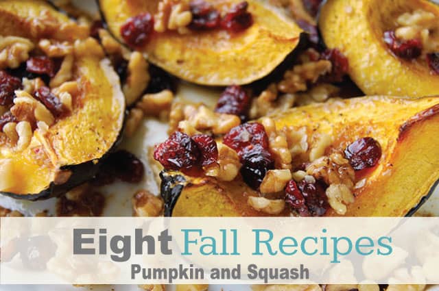 8 Fall Recipes -  Pumpkin Recipes and Squash Recipes