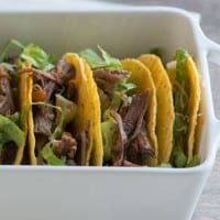 Fire Roasted Tomato and Beef Tacos Recipe