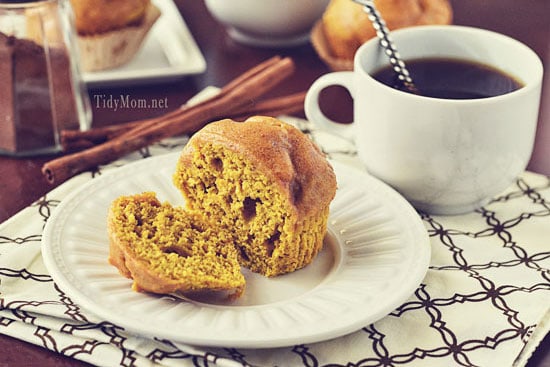 Glazed Pumpkin Doughnut Muffin Recipe