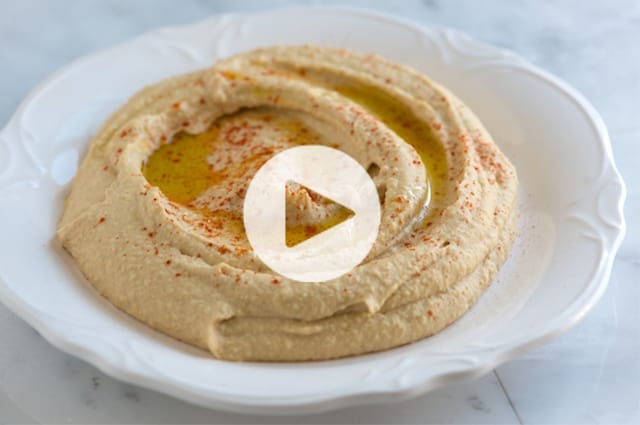 Simple and Smooth Hummus Recipe Video