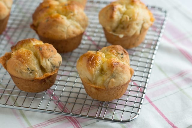 Rosemary Dinner Roll Recipe with Brie Cheese