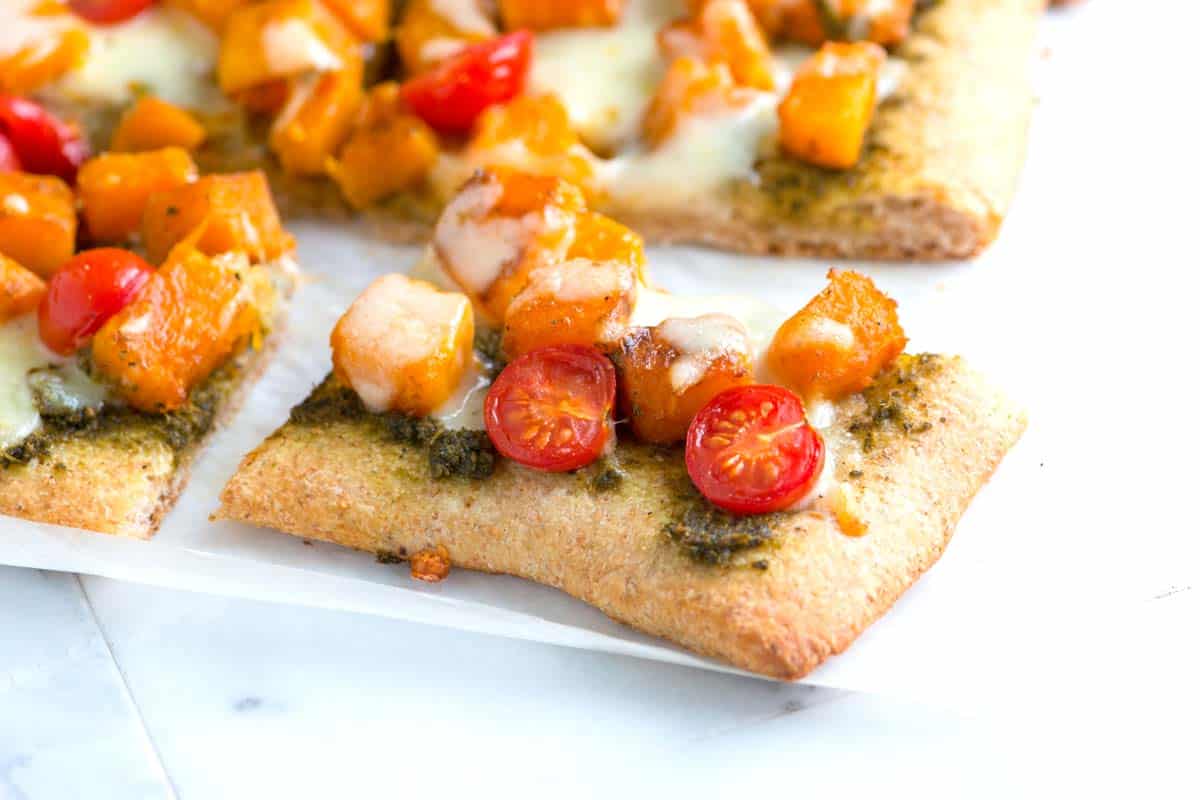 Butternut Squash and Pesto Pizza Recipe