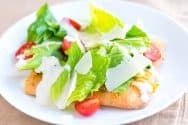 Simple Caesar Salad Pizza Recipe