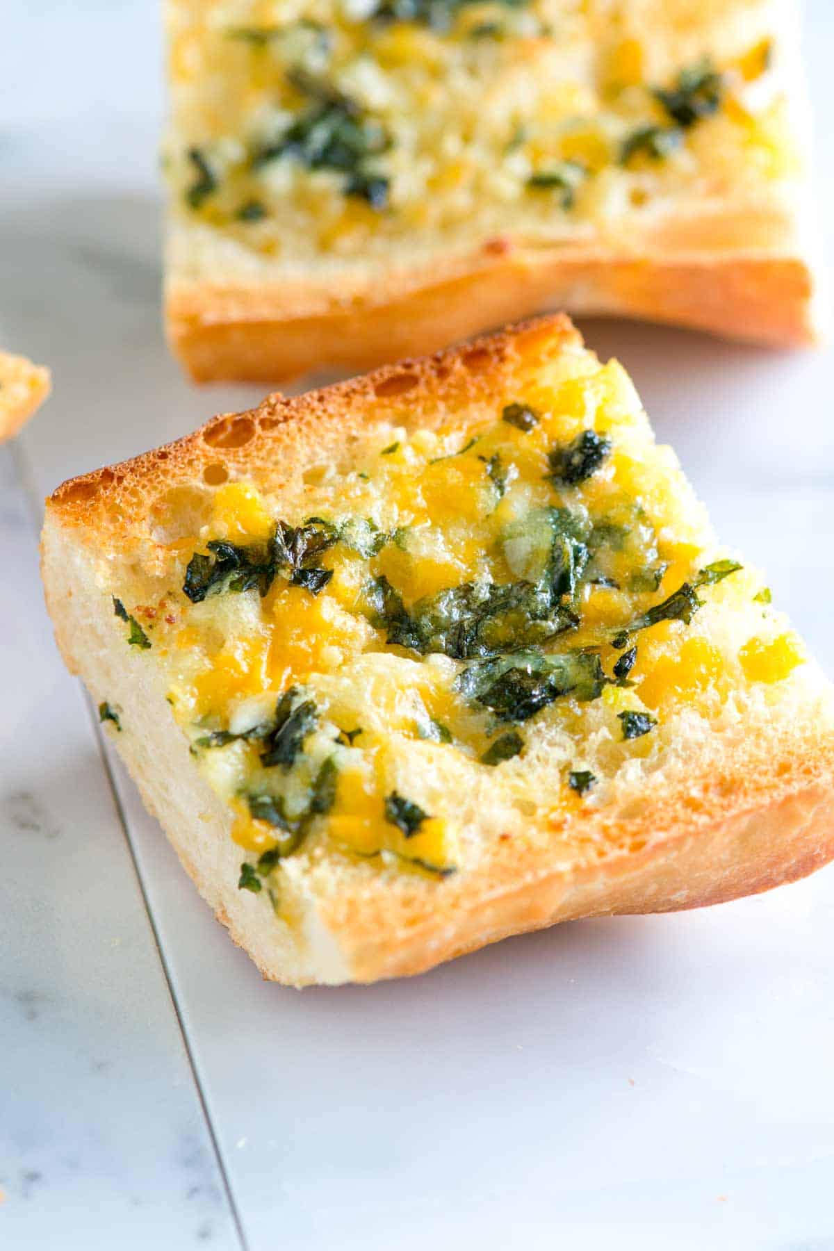 Garlic Basil Bread from Scratch