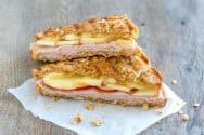 Granola Crusted Apple and Turkey Panini Recipe