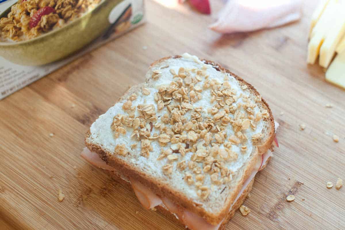 Granola Crusted Apple and Turkey Panini Recipe Adding the granola