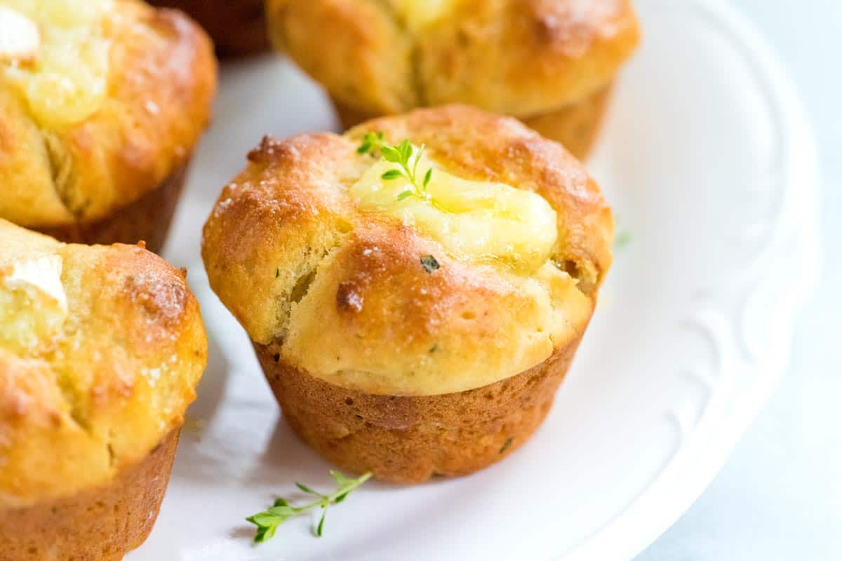 Brie Stuffed Bread Rolls