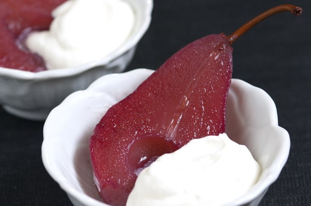 Poached Pear