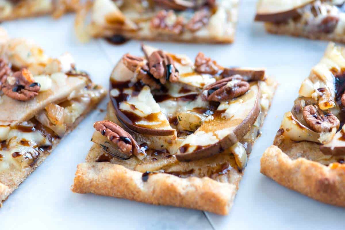 Pear & Gorgonzola Flatbread - Plain Chicken