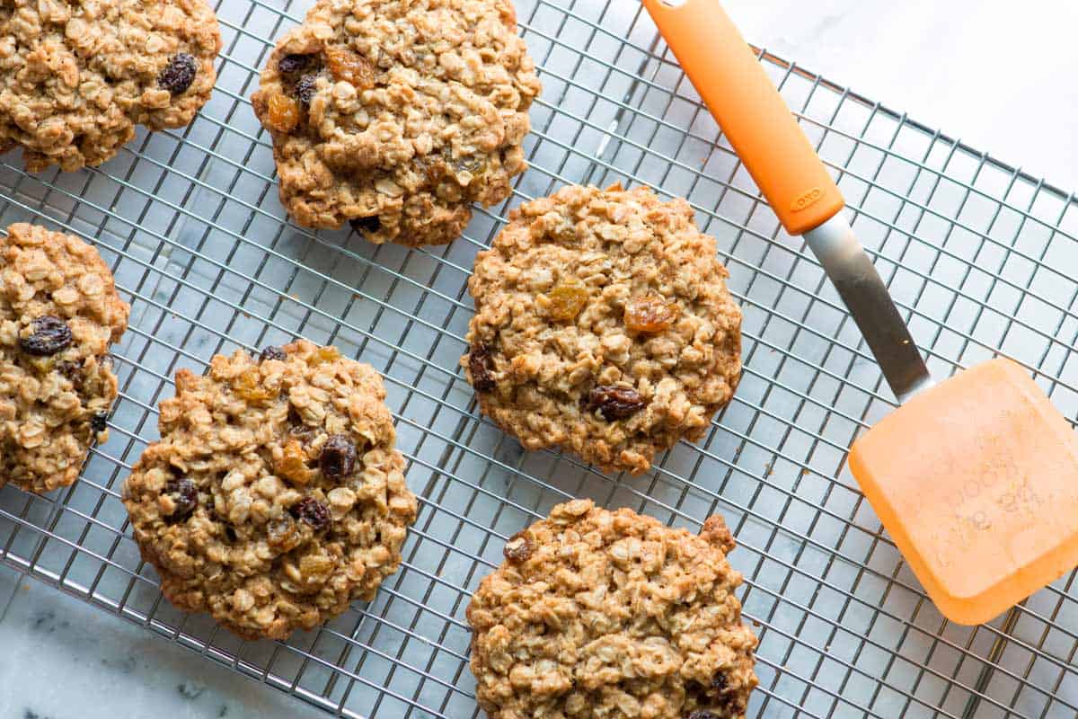 Soft and Chewy Oatmeal Raisin Cookies Recipe