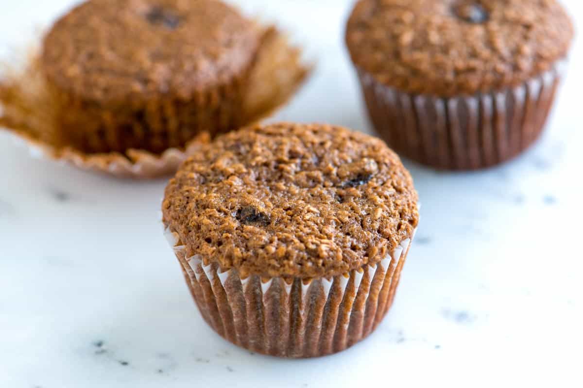 Delicious Bran Muffins Recipe with Raisins