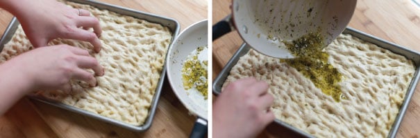 Easy step-by-step olive rosemary focaccia bread recipe - Rhubarbarians