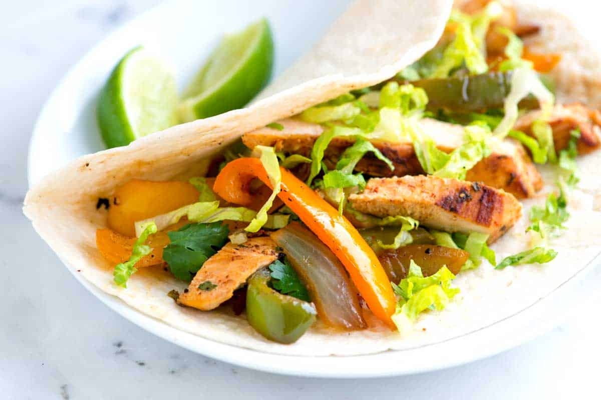 Easy Garlic Citrus Chicken Fajitas