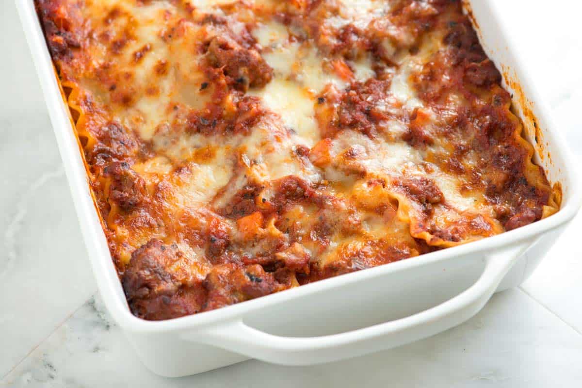 lasagna recipe with ricotta cheese and meat