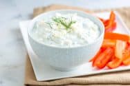 Simple Tzatziki Recipe with Feta