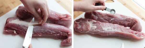 Filet de porc Étape 1
