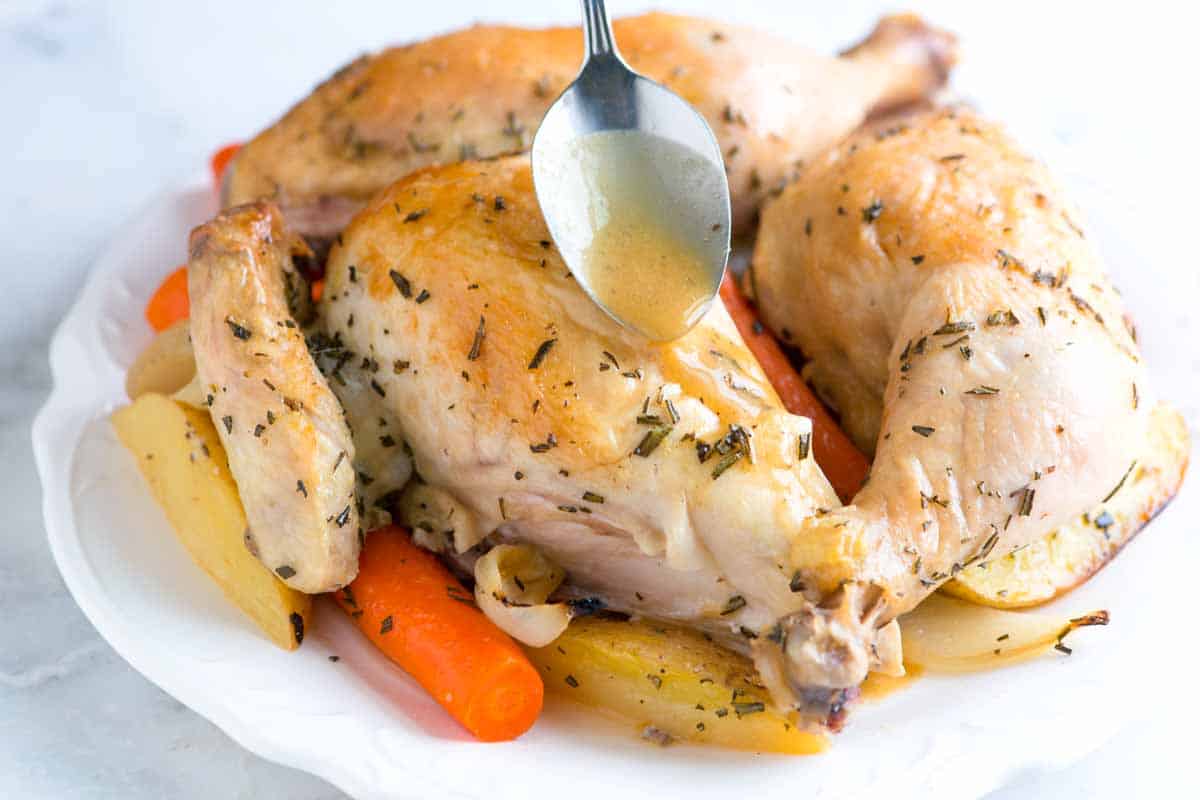 Rosemary Roasted Butterflied Chicken with Vegetables Rosemary Roasted Butterflied Chicken with Vegetables