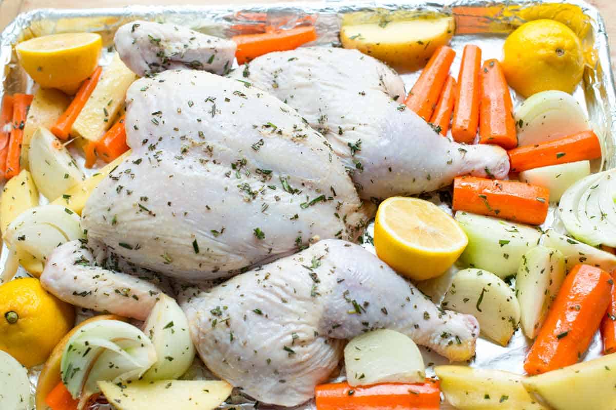 Rosemary Roasted Chicken with Vegetables