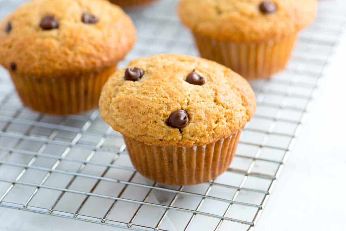 Homemade Chocolate Chip Muffins