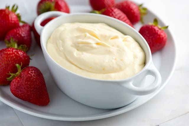 Orange Cream Fruit Dip Recipe