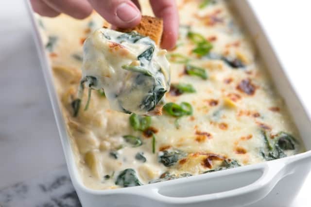 Spinach Artichoke Dip Recipe from www.inspiredtaste.net Spinach Artichoke Dip Recipe