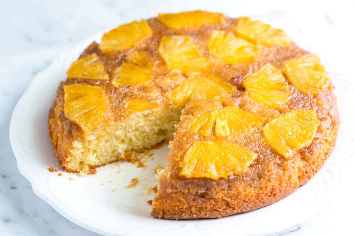 Four-Flavor Sheet Pan Upside-Down Cake Recipe