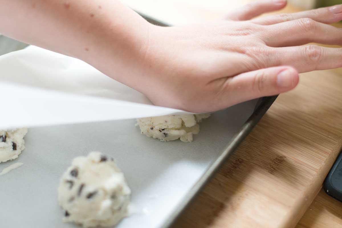 How to Make Homemade Ice Cream Sandwiches Press the ice cream