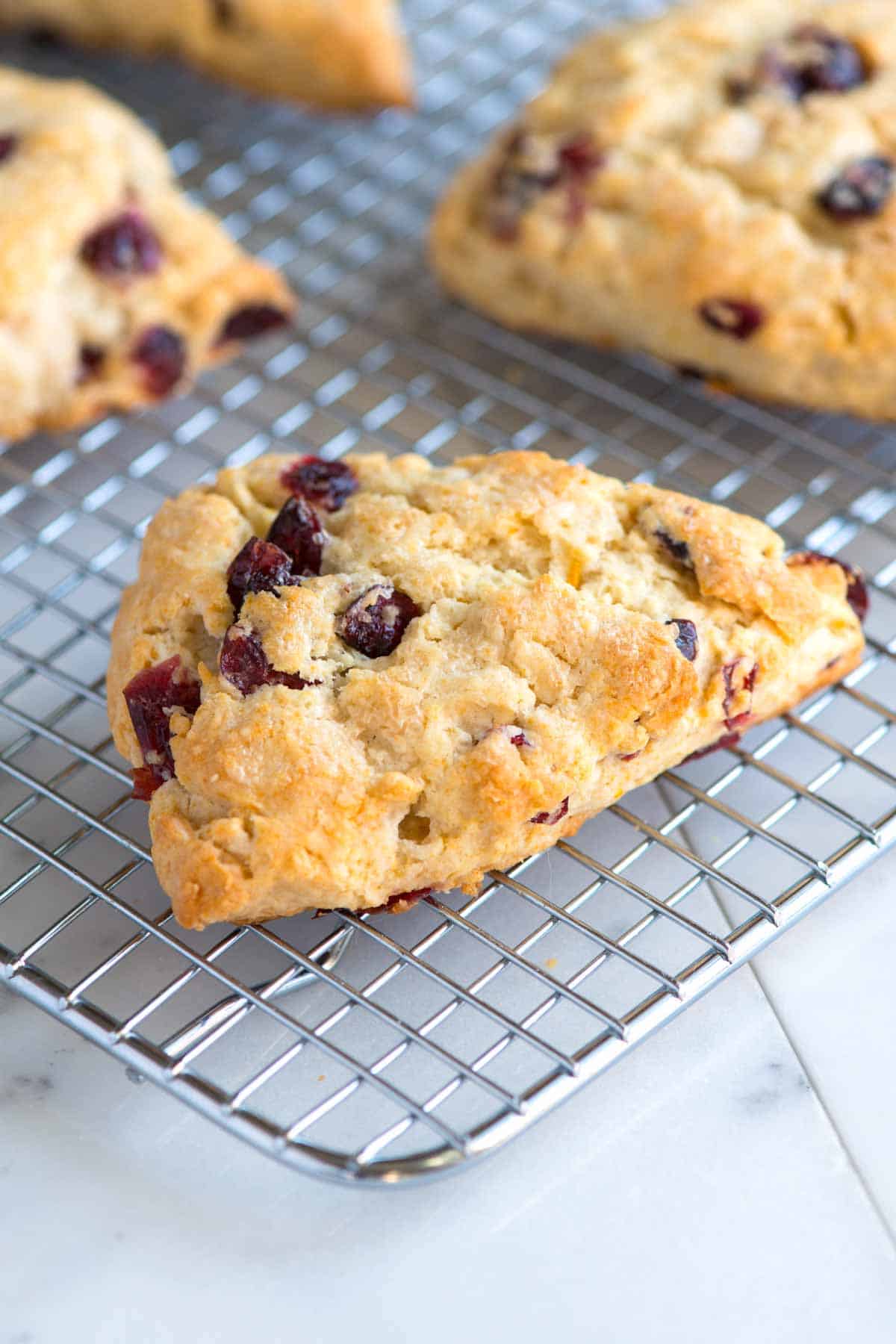 Fryin' Pan Bread Scones with Cranberries