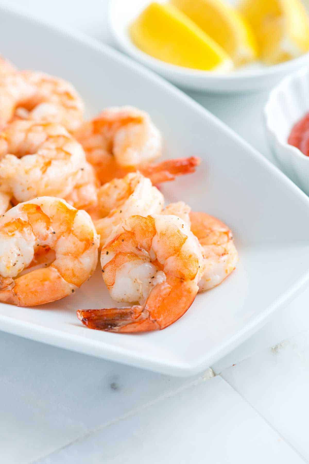 Roasted Shrimp Cocktail with Quick Cocktail Sauce - Whole Made Living