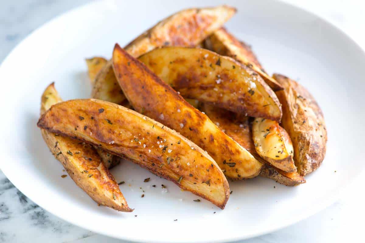 Rosemary Baked Potato Wedges