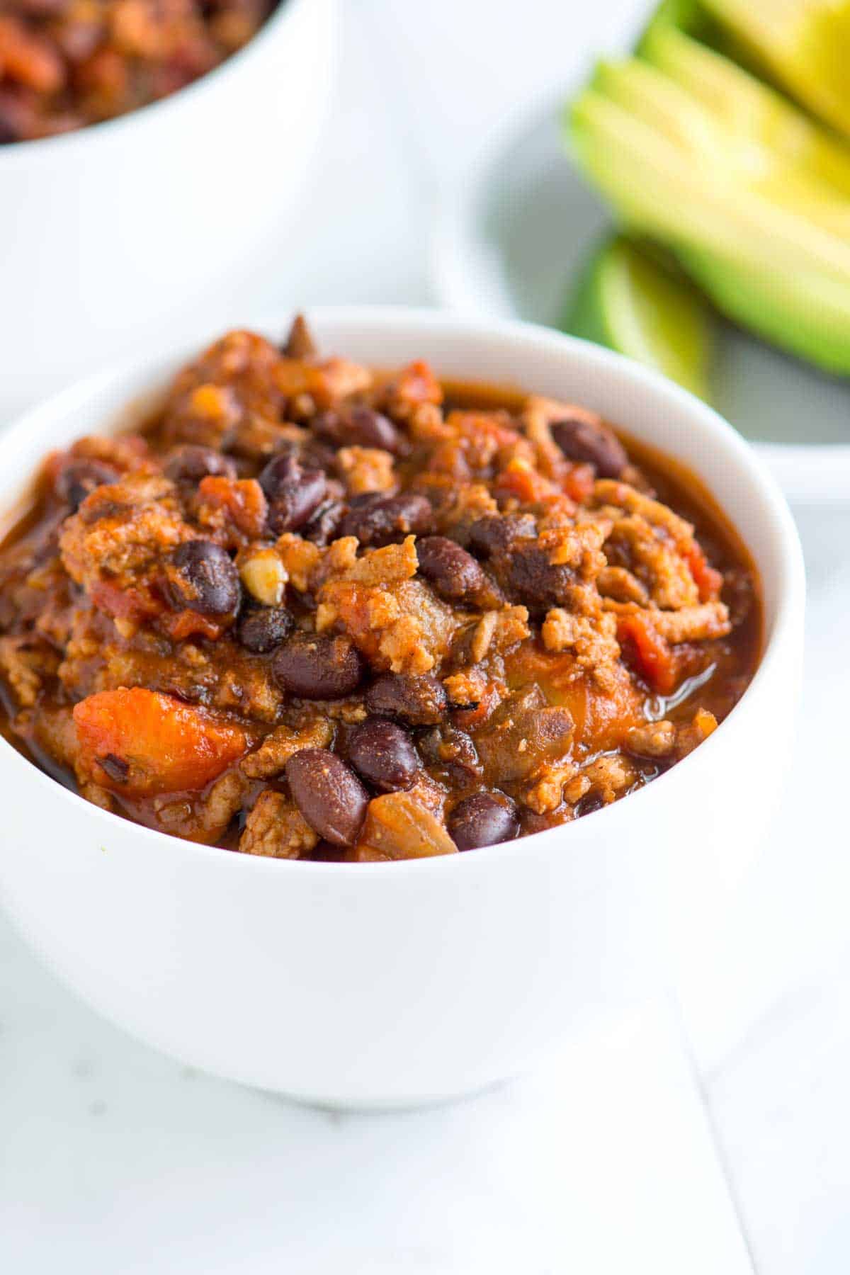 Turkey Chili with black beans