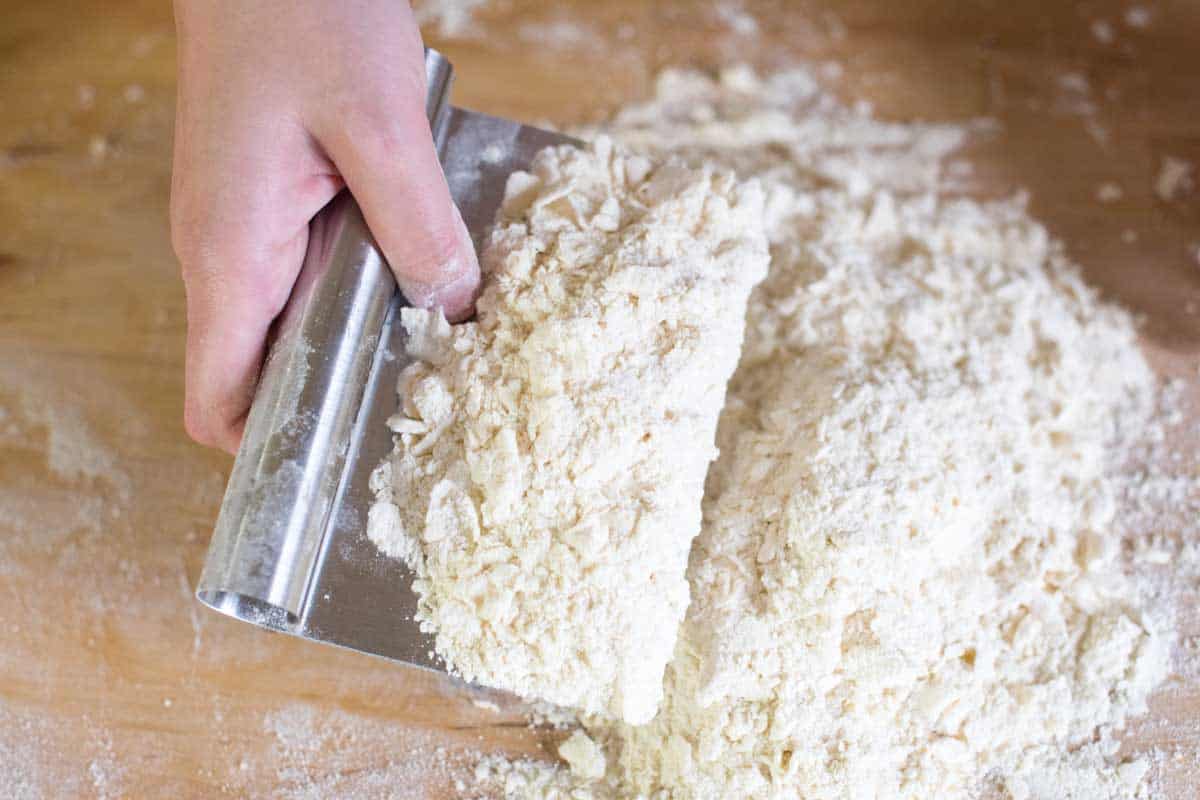 How To Make Buttermilk Biscuits from Scratch Crumbly dough