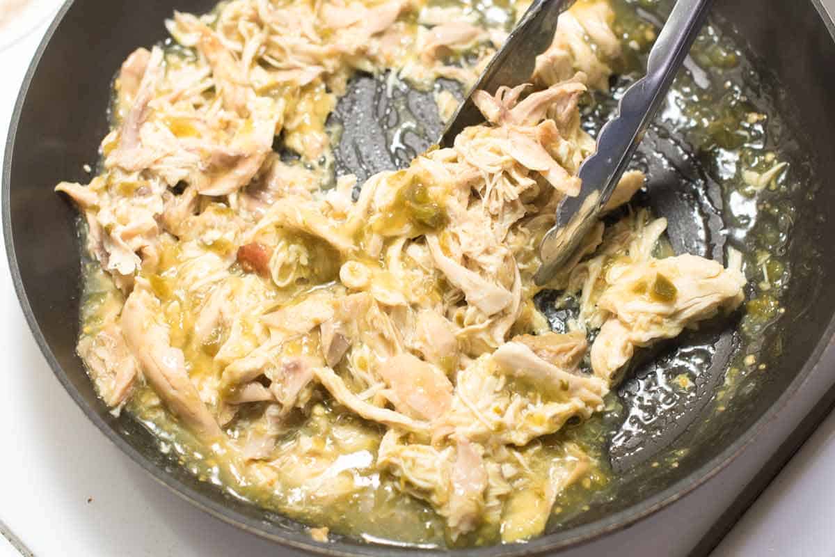 How to Make the Best Chicken Nachos How to Make Chicken Nachos: Salsa verde chicken for the nachos