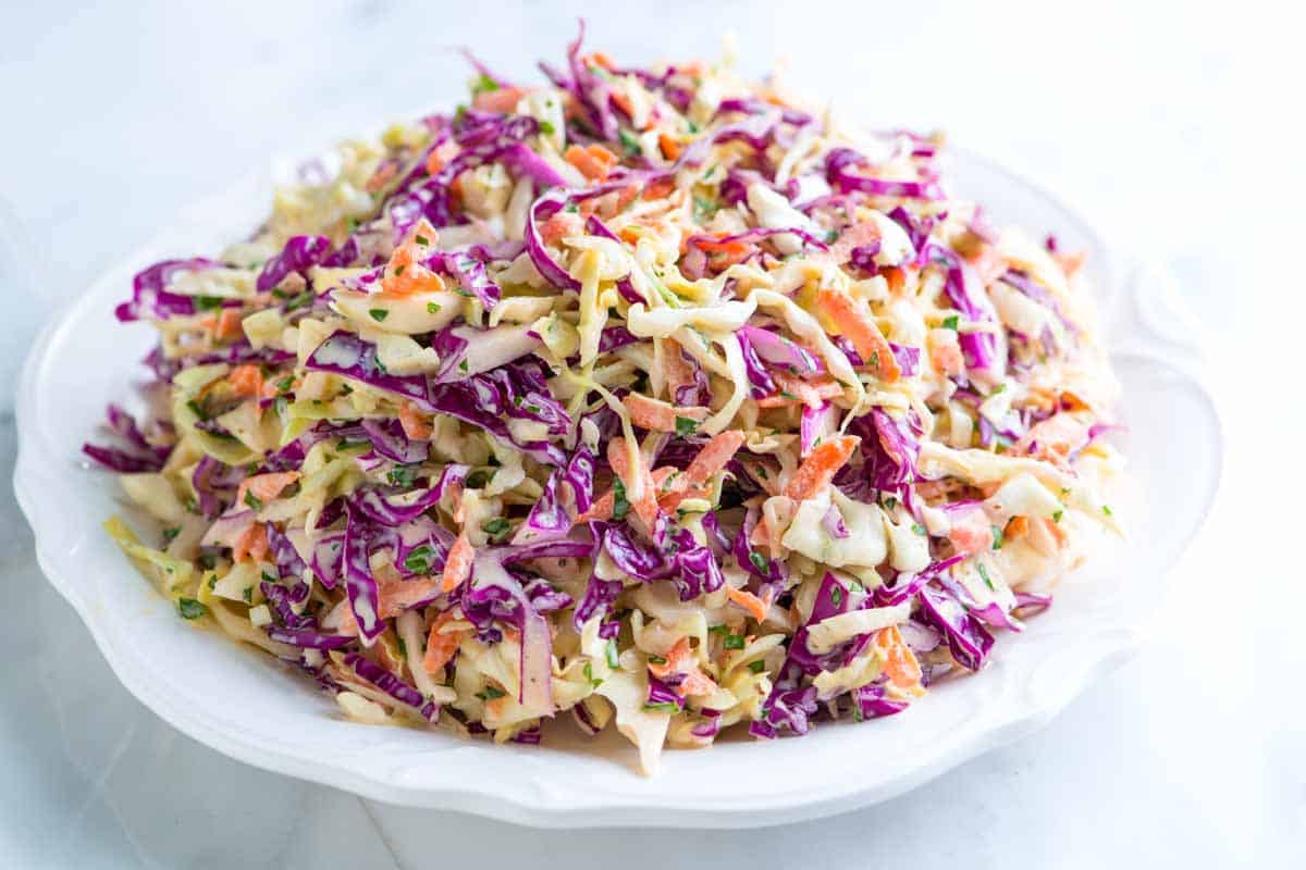 Seriously Good Homemade Coleslaw