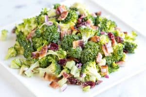 Easy Broccoli Salad Recipe with Bacon