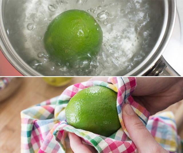 Making Homemade Lime Cordial