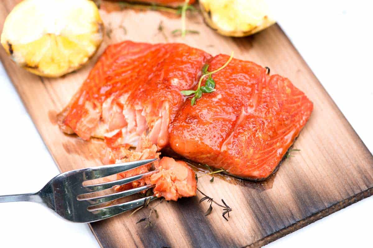 Sweet Citrus Cedar Plank Salmon Recipe