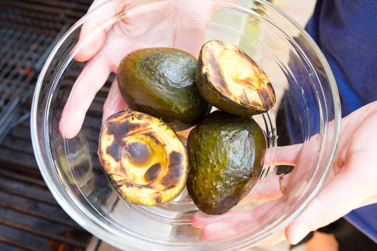 Easy Grilled Guacamole Recipe with Corn Grilled Avocados