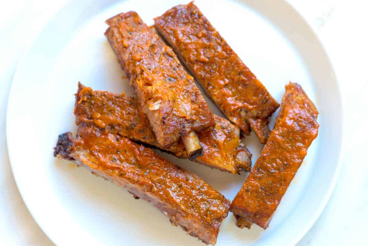 Bacon Bourbon Oven Baked Ribs Recipe