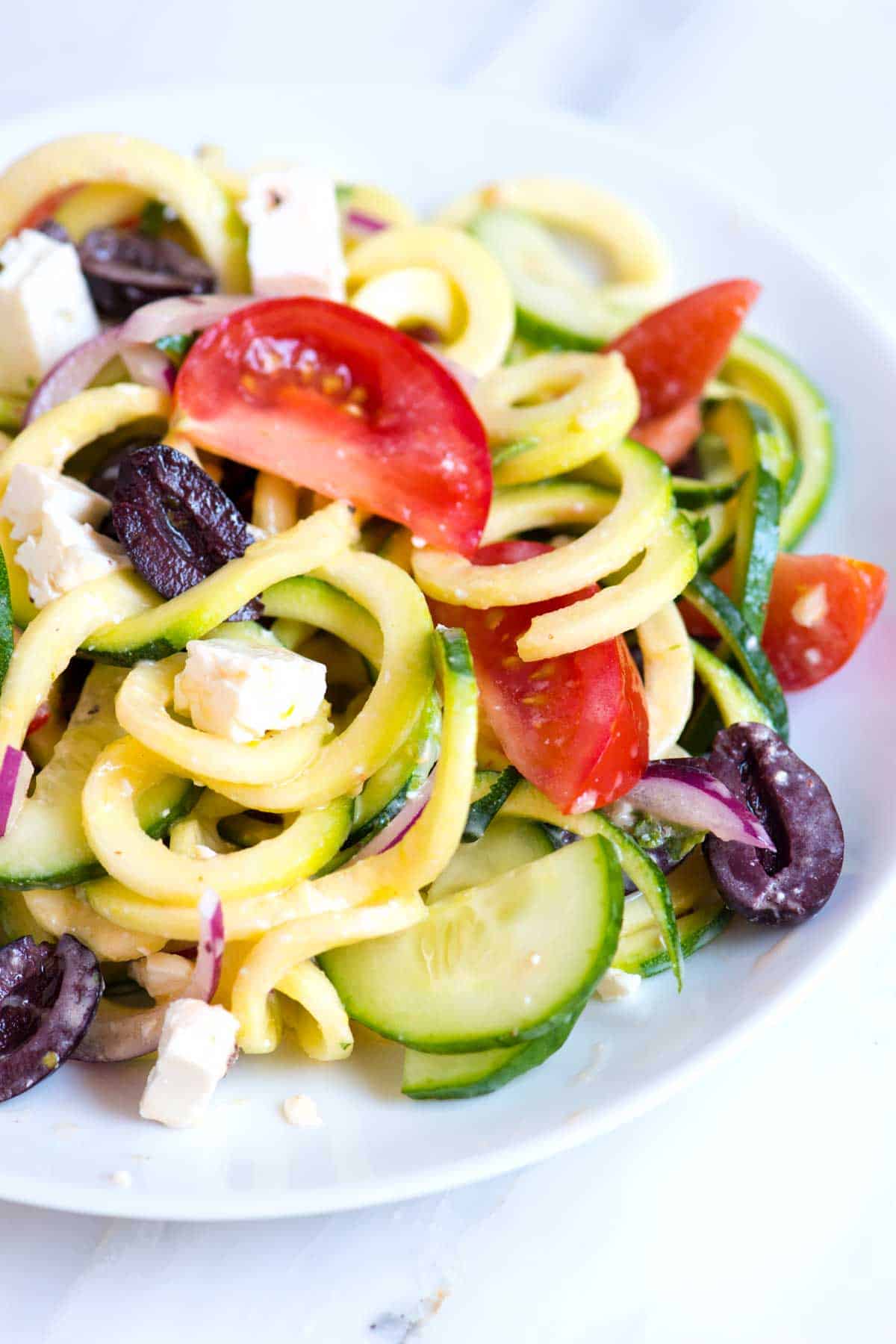 Zucchini Salad Plus Three Ways To Make Zucchini Noodles