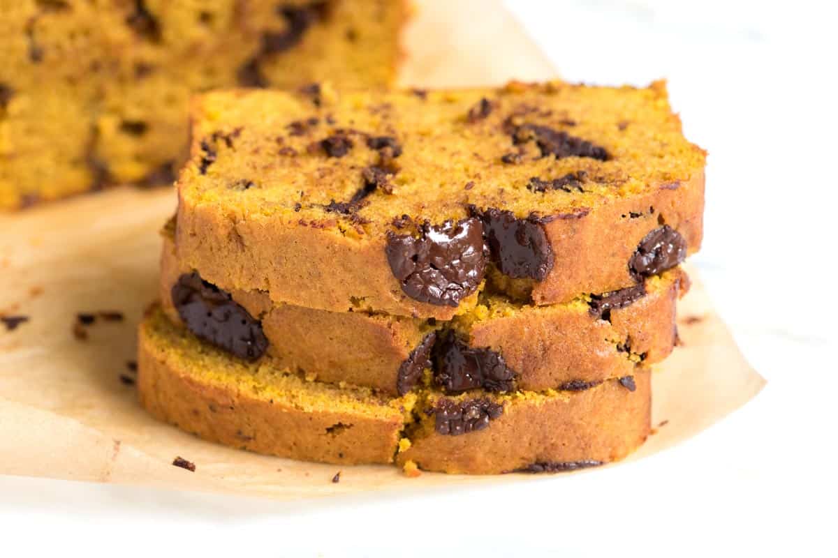 Easy Chocolate Chip Pumpkin Bread