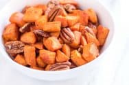 Roasted Sweet Potatoes with Pecans