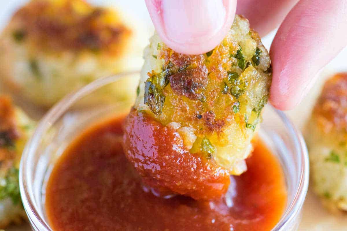 Chili Cheese Tater Tots {Easy Air Fryer Recipe}