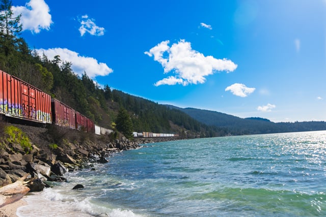 Train Near Bellingham