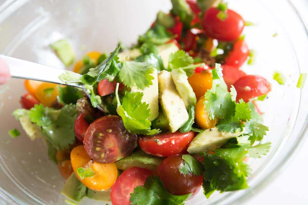 Roasted Garlic, Tomato and Avocado Salsa