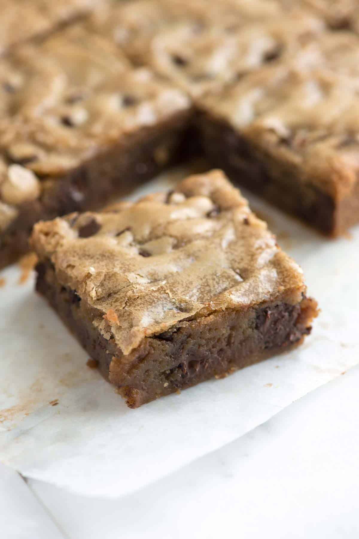 Easy Blondies from Scratch