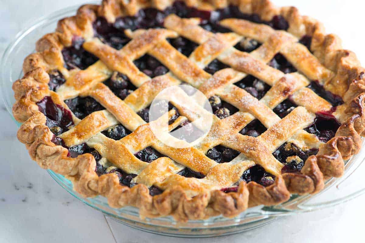 Easy Homemade Blueberry Pie
